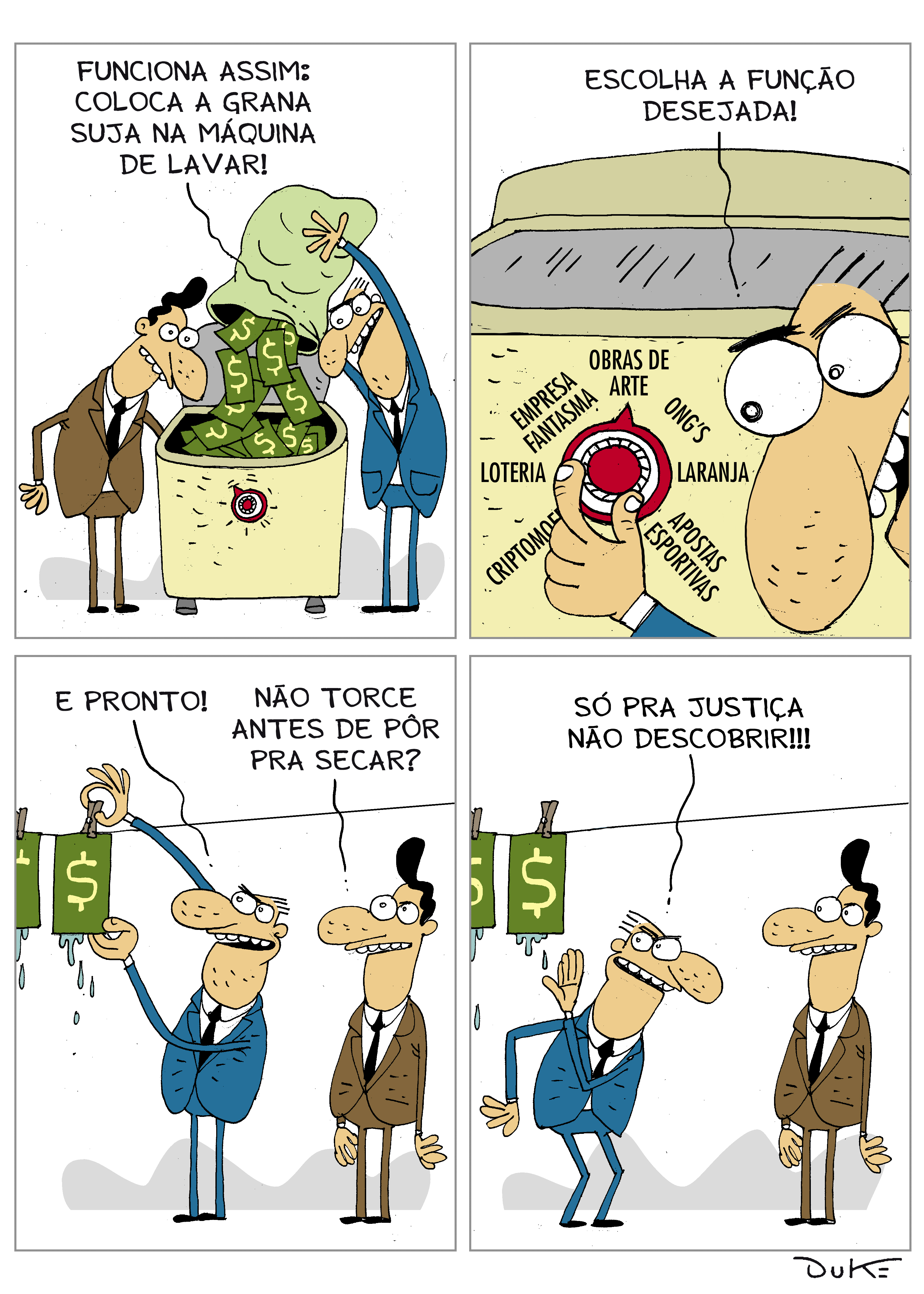 Charge em homenagem aos resultados positivos da campanha de